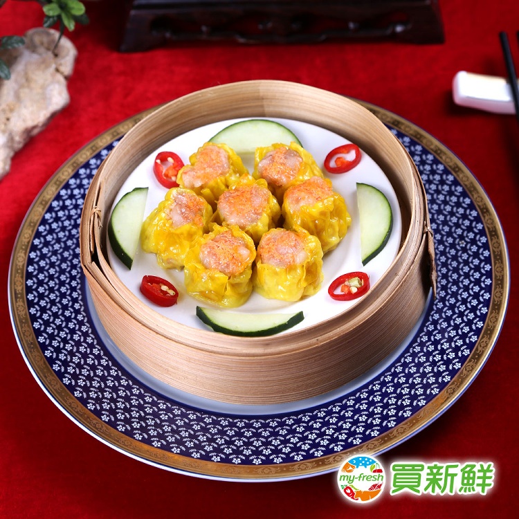 【五星級港點】蝦卵鮮燒賣 25g±10%/粒(8粒/盒)