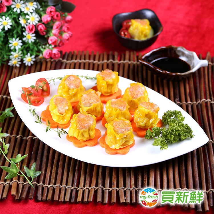 【五星級港點】蝦卵鮮燒賣 25g±10%/粒(8粒/盒)