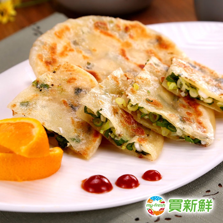 【蔥阿嬸】蔥ㄚ餅60g±10%/片,1包5片裝