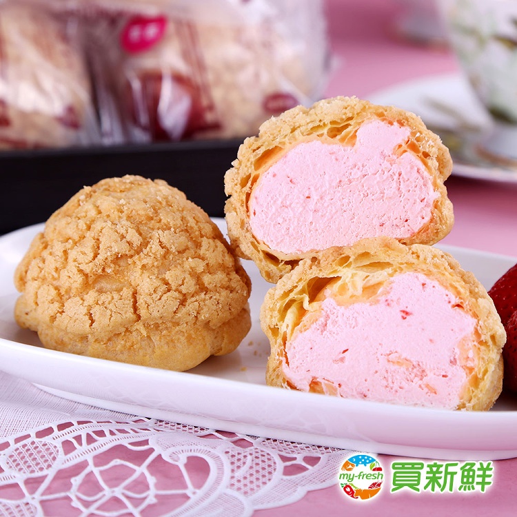 【卡莎貝拉】草莓泡芙慕斯50g±5%/顆