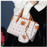 迪士尼系列夢境呢喃愛麗絲款老花皮革手提/斜背包