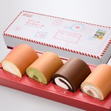 【亞尼克】幸福微捲禮盒4入(原味/特黑/抹茶蕨餅/黑糖蕨餅)(9CM)