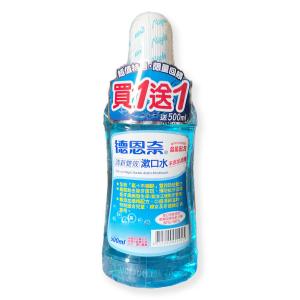 【德恩奈】清新雙效漱口水500ml