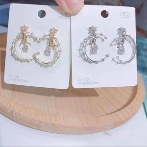 夾式耳環