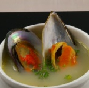 白酒淡菜湯