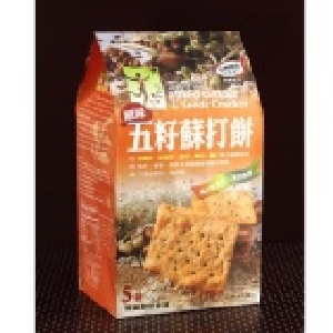 正哲五籽蘇打餅 - 原味 （1包/5小包入）40包以上價格 特價：$100