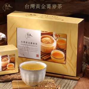 免運!【玉民】台灣100%黃金蕎麥茶禮盒 7gx40入/盒 (6盒240入，每入12.9元)