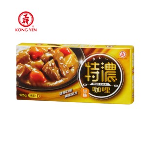 【工研】特濃咖哩-甘味/中辣 (五辛素/濃郁口感/獨家配方)