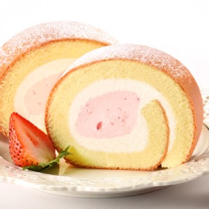 亞尼克生乳捲-草莓雙漩 特價：$420