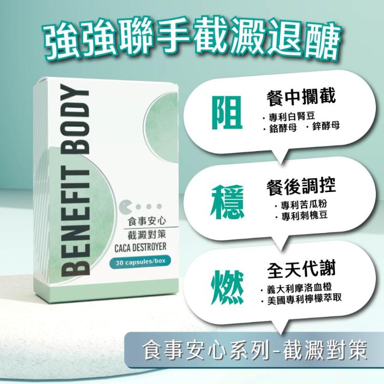 【WORTH 沃爾司】食事安心系列-截澱對策 (專利白腎豆/酵母鉻/酵母鋅/專利苦瓜粉)