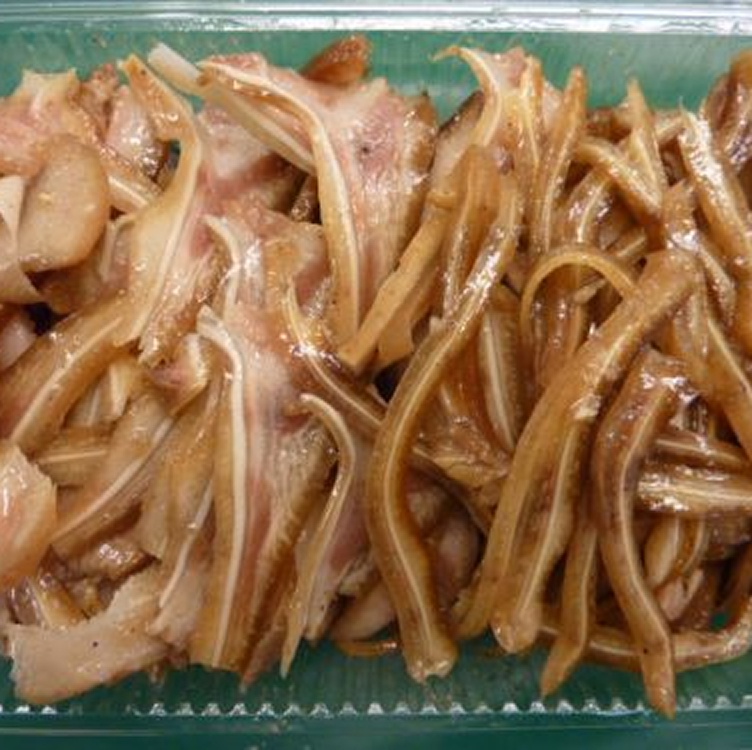 煙燻豬耳絲(含豬頭肉)