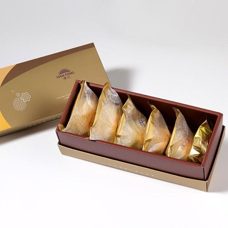 【御點】綜合6入禮盒★鳳梨酥*1+蛋黃酥*1+漢坊金沙小月*1+綠豆椪*1+純綠豆椪*1+金韻蛋黃酥