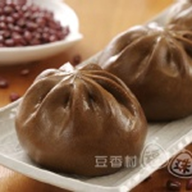 黑糖豆沙包(紅豆餡)
