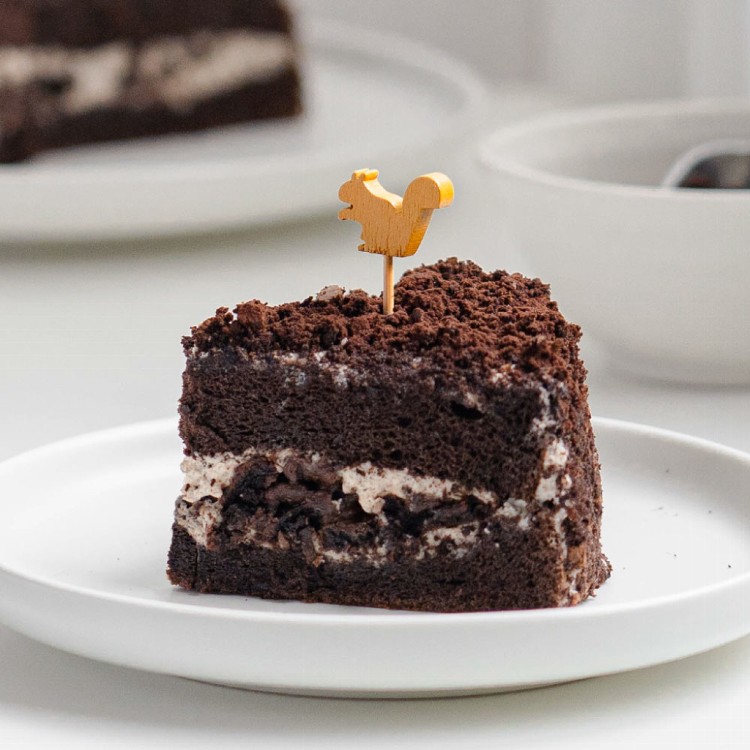 【亞尼克】北海道黑酷曲蛋糕(附提袋)經典oreo巧克力酥脆口感融入蛋糕，單顆原促銷$650