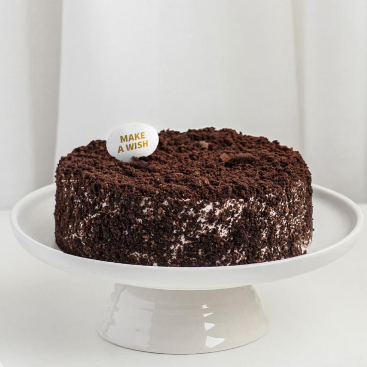 【亞尼克】北海道黑酷曲蛋糕(附提袋)經典oreo巧克力酥脆口感融入蛋糕，單顆原促銷$650