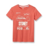 法國童裝Okaidi 純棉短袖上衣-城市系列雪梨