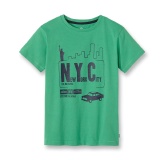 法國童裝Okaidi 純棉短袖上衣-城市系列紐約