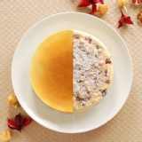 7吋原味重乳酪+酒釀蔓越莓