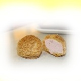 一口爆餡冰鎮草莓泡芙10入裝 一口冰鎮泡芙為[[一口的量]]建議拿回家先冷凍保持最佳口感喔!!