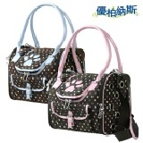 走精緻路線的【普普風點點寵物外出包】S號 (共2色) 可背可提，透氣度佳！只要進口價的6折∼（購買時請備註顏色） 特價：$900