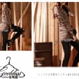 ☆佳蒂斯Goddess☆日系龐克亮皮破破內搭褲 特149 三件390 ☆☆☆售價149直接下殺130☆☆☆