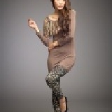 ☆佳蒂斯Goddess☆秋冬時尚仿牛仔小星星內搭褲 黑 藍二色