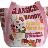 ★日本空運絕對正品★大容量ecomo帆布包(磁扣) B35冰淇淋小兔 特價：$410