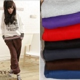 ＊╮嘉蒂斯╭＊加大【8353】加大刷毛運動褲 休閒褲＊七色＊男女皆可穿