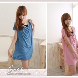 ＊╮嘉蒂斯╭＊【A5512】綁帶冰絲垂領上衣 特價：$129