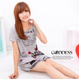 ＊╮嘉蒂斯╭＊【A7322】蘋果樹女孩長版T恤洋裝 特價：$129