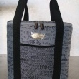 ＊Jolly well＊鐵灰字母多功能保溫袋/保冷袋 大31*21*31 特價：$349