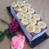 新巧屋巧克力香蕉爆多長條蛋糕