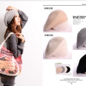 ＊╮嘉蒂斯╭＊韓款羊毛螺旋紋貝蕾帽‧多色可選 【WB02】