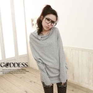 ★嘉蒂斯＊～【12002】素色垂領包臀搭長版洋裝