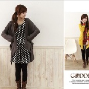 ★嘉蒂斯＊～【30801】兩穿袖可反折口袋罩衫 外套，四色