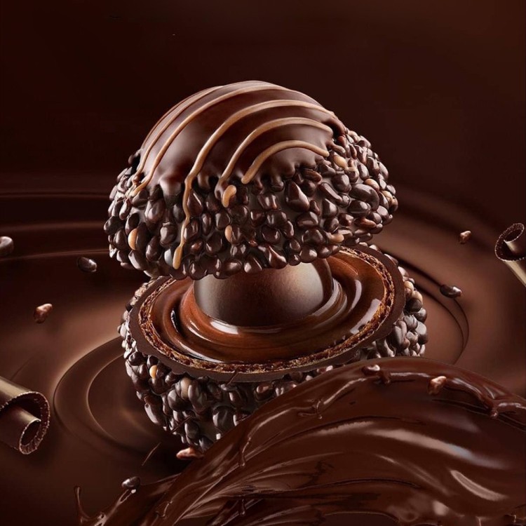 【預購🔥限量版】 義大利FERRERO RONDNOIR 費列羅 頂級黑巧克力金莎禮盒 14粒裝