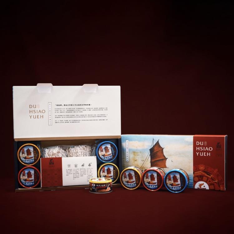 「正宗台南度小月擔仔麵本舖出品」帆船牌古早4入肉燥麵禮盒