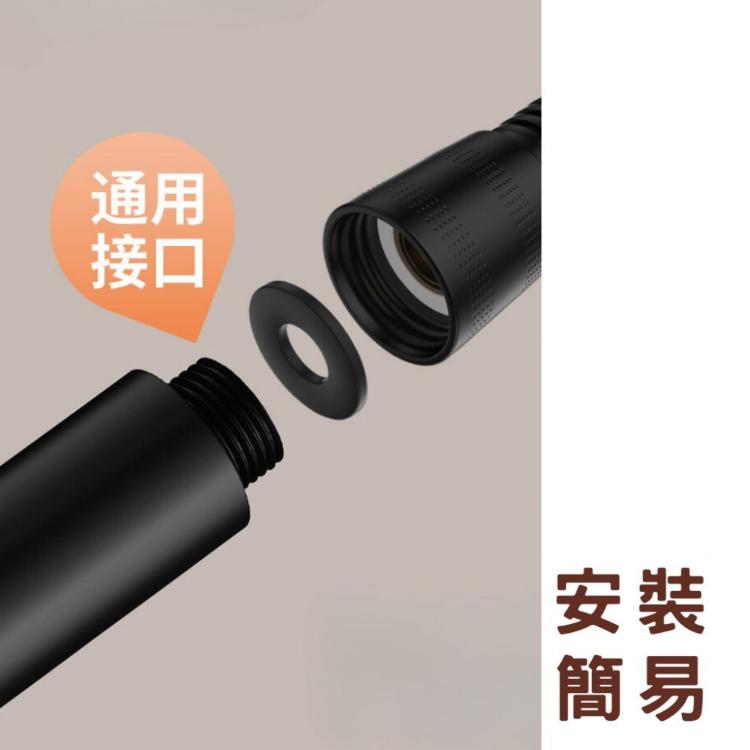 【三檔調節加壓鏤空沐浴蓮蓬頭+1.5m水管套組】一鍵止水 耐摔 四分接口花灑