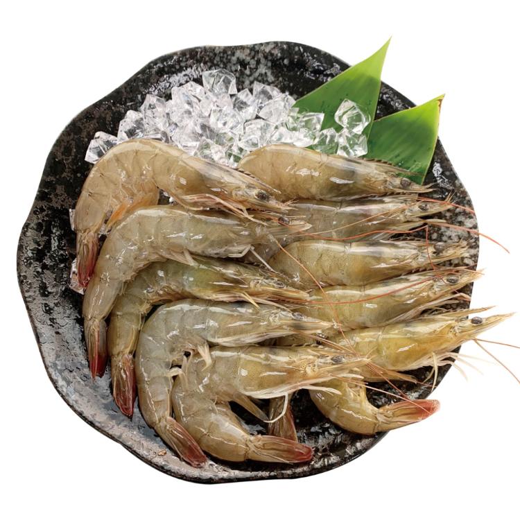 【海揚鮮物】嚴選活凍極鮮生白蝦40/50規格(800克/盒)