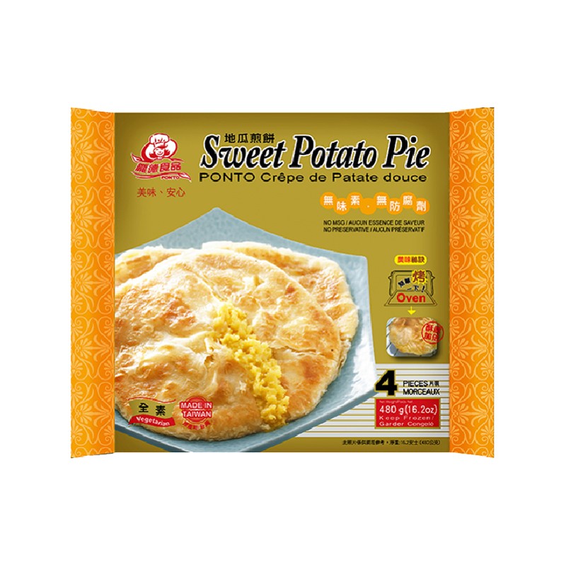 地瓜煎餅,德良品,PONTO Crêpe de Patate douce,美味、安心,無素,無防劑。