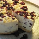 蔓越莓乳酪6吋 蔓越莓的清甜芳香④成份：乳酪、法國頂級鮮奶油、還原蔓越莓、雞蛋、海藻糖、消化餅、發酵奶油