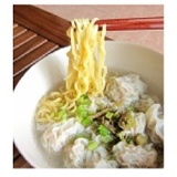 《餛飩王/手工專業好味道》鮮肉餛飩+養生雞蛋麵二人份 50元 （100盒優惠價）～家人餐點/宵夜/點心最佳選擇