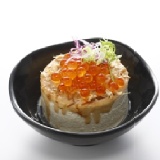 定食8-基隆店 日式胡麻豆腐一份特價5元 ((晶瑩剔透鮭魚卵搭配豆腐)) 特價:$5 定食8-基隆店 日式胡麻豆腐一份特價5元 ((晶瑩剔透鮭魚卵搭配豆腐)) 特價:$5