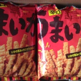 吃過高檔進口的炸花枝餅乾了ㄇ(辣味) 推推推~ 新品~~超好吃耶 ~~配酒配電影 滿足100