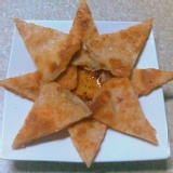 安心月亮蝦餅 純手工採用無毒蝦仁製作,附酸甜紫蘇梅醬