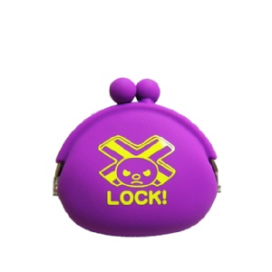 LOCK小醬馬卡龍零錢包-紫