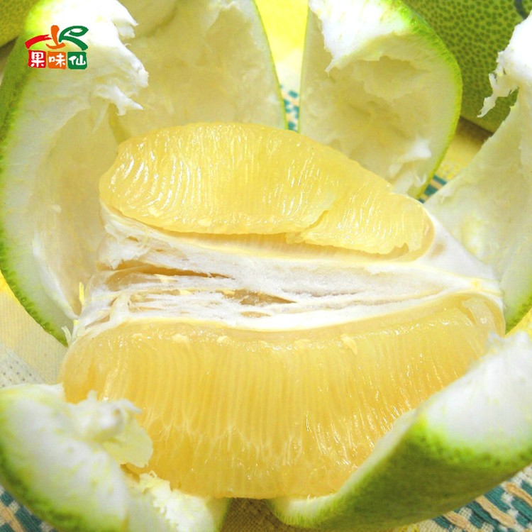 【果味仙】麻豆文旦 40年老欉品牌履歷 5斤(4~5粒)禮盒(預購)