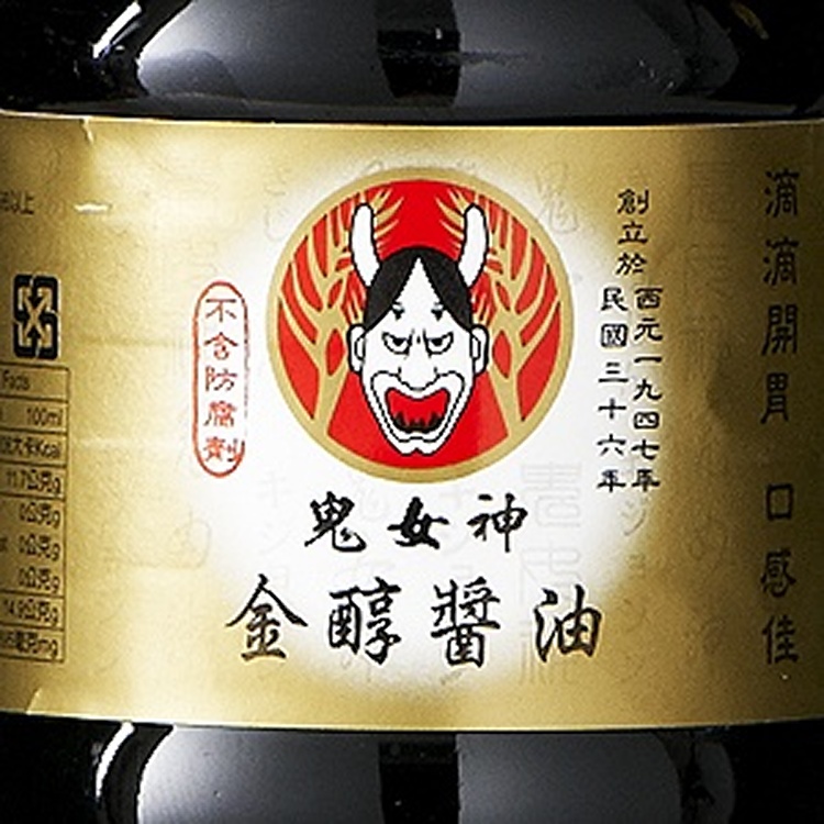 【鬼女神】金醇醬油500ml (瓶)