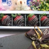 JOYCE巧克力工房-綜合手工巧克力【新鮮草莓巧克力6入禮盒】【季節限定】 大湖新鮮直送