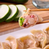 鄉村絲瓜干貝鮮肉餃